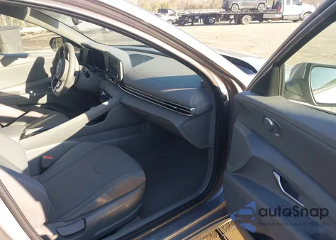 2023 Hyundai Elantra Hybrid Blue from USA, damaged, VIN KMHLM4AJ6PU088115